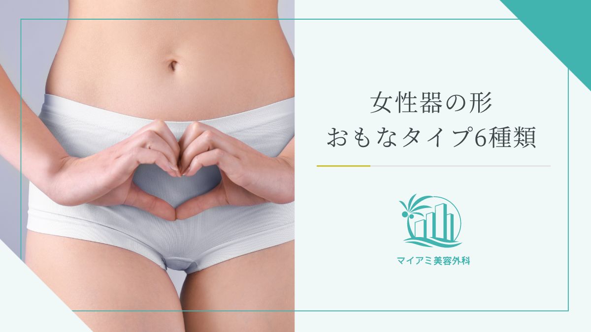 女性器の形・主なタイプ6種類